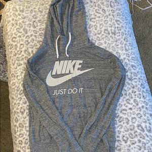 Cute Nike Gray Sweatshirt.